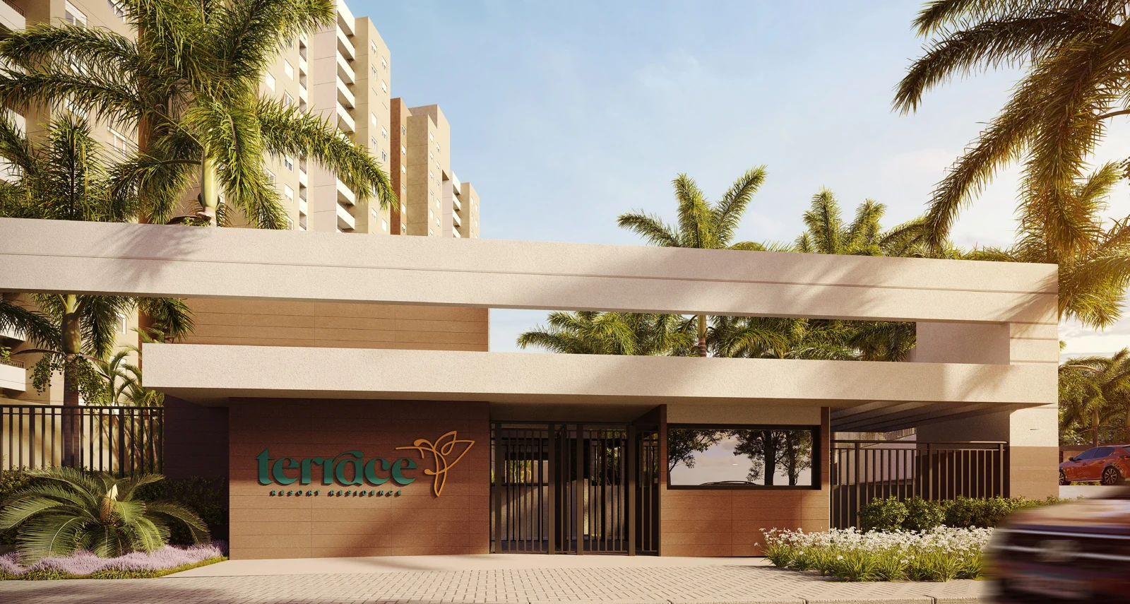 Terrace Resort Residence — perspectiva do empreendimento em Campinas
