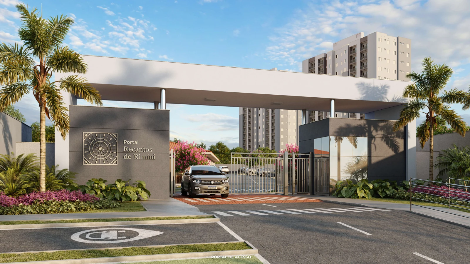 Portal Recantos de Rimini — perspectiva do empreendimento em Sumaré