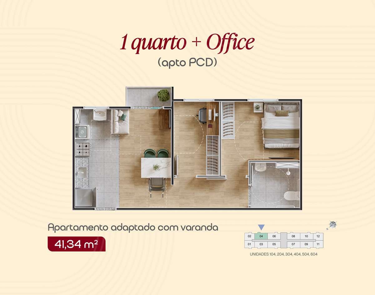 Alto Elíseos 74 — planta (foto 4 de 15) em Campinas