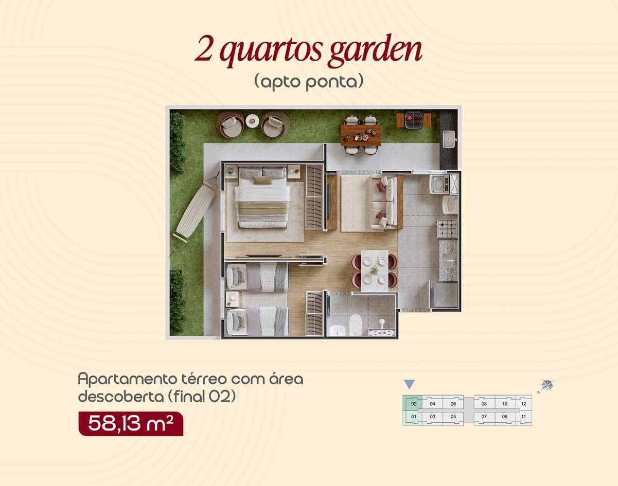 Alto Elíseos 74 — planta (foto 5 de 15) em Campinas