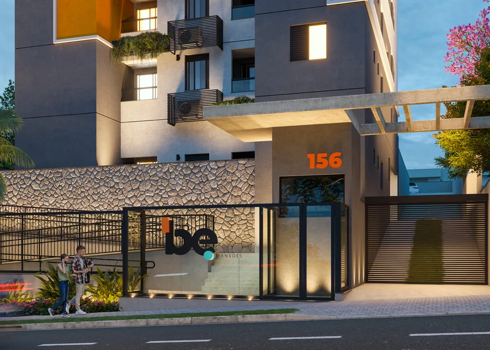 Portaria e acesso de entrada do Bê Mansões em Campinas