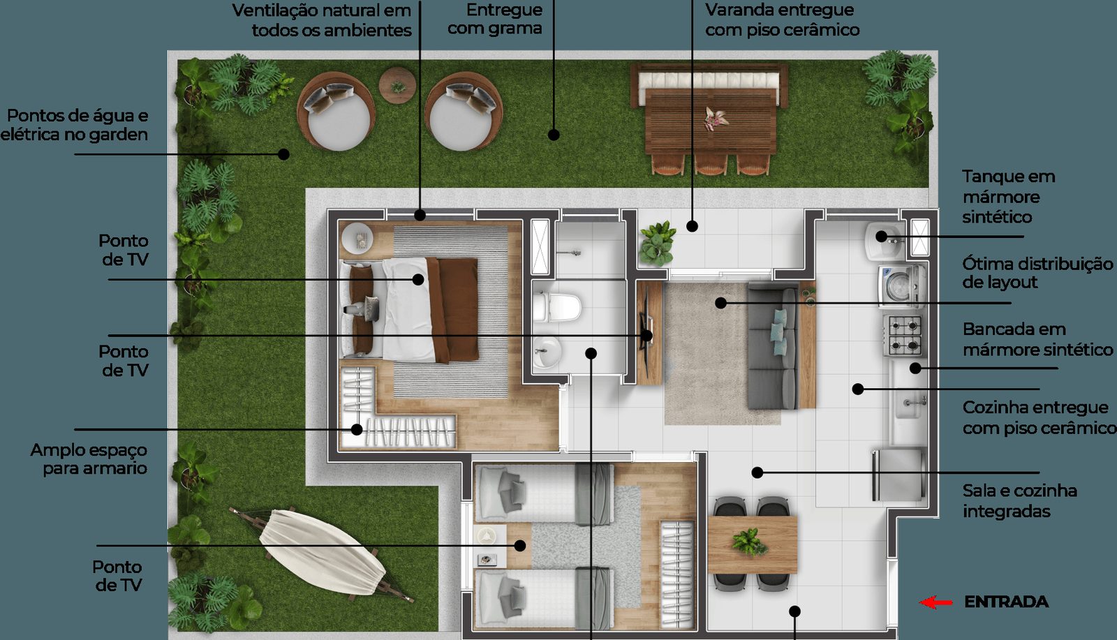 Icon Residence — área de lazer (foto 10 de 13) em Sumaré
