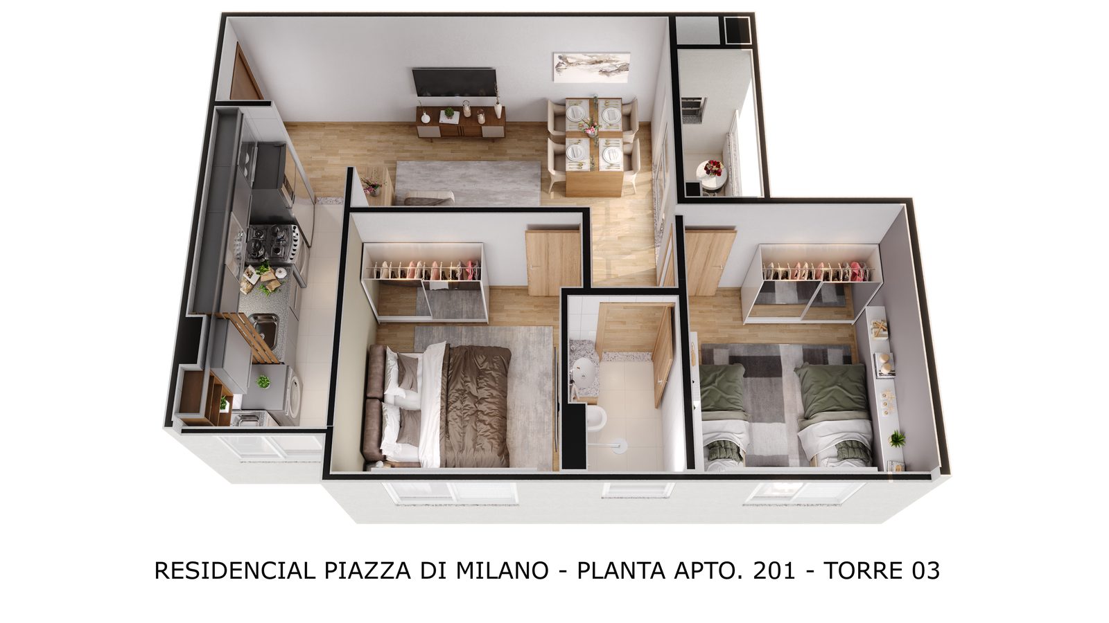 Piazza di Milano — planta (foto 4 de 6) em Piracicaba