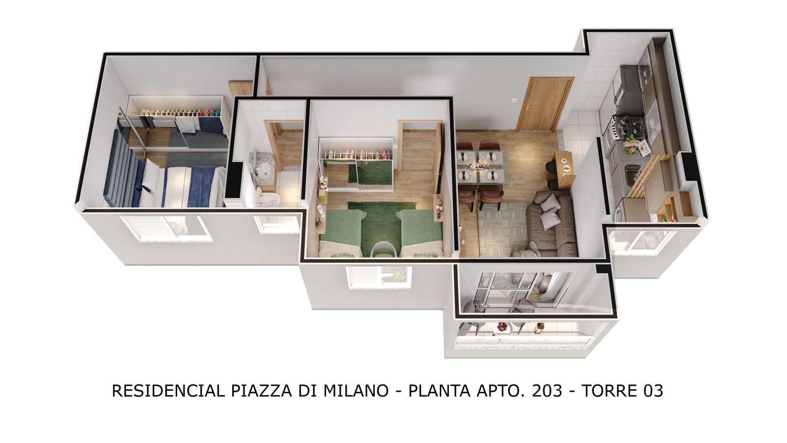 Piazza di Milano — planta (foto 5 de 6) em Piracicaba