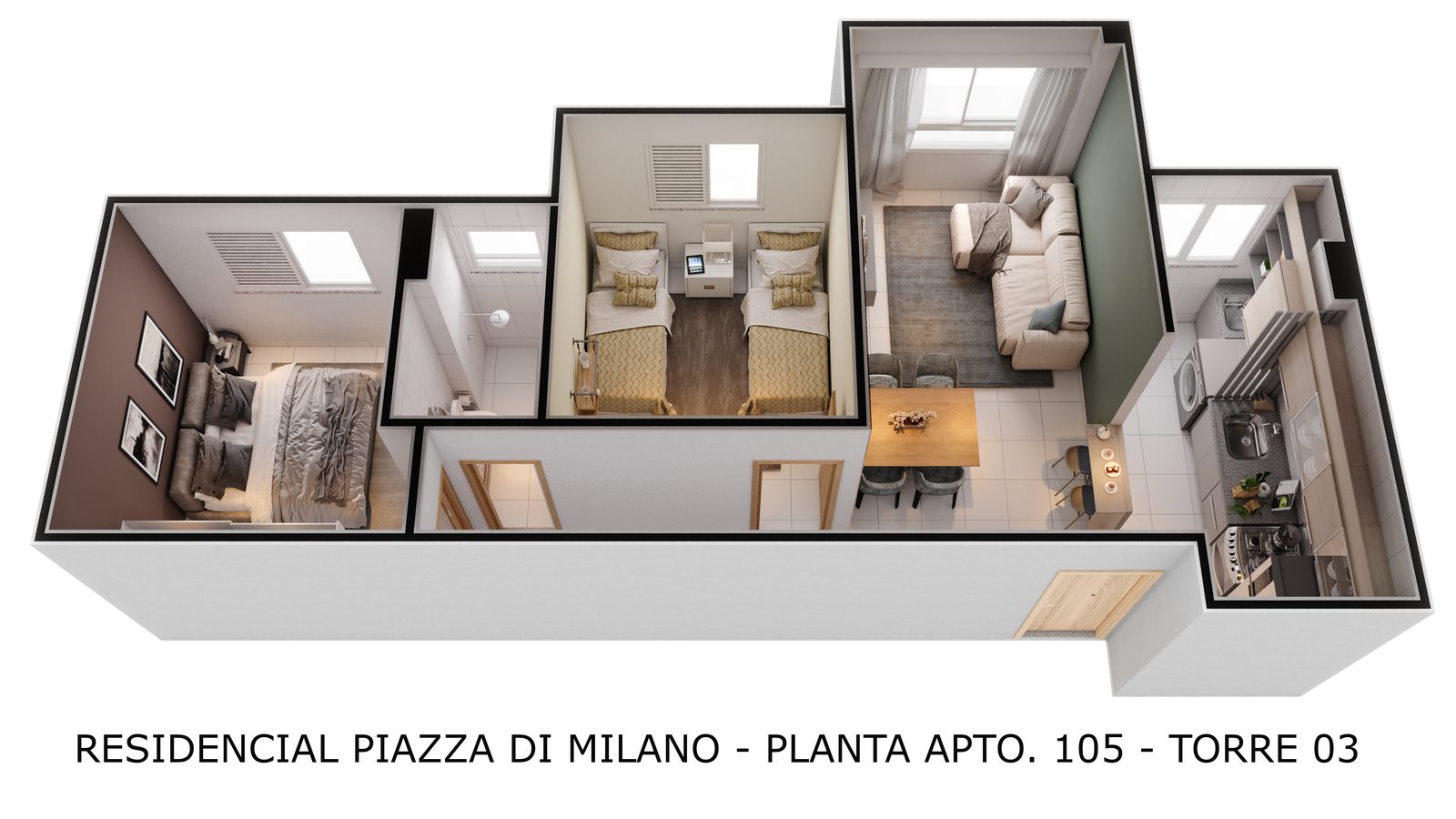 Piazza di Milano — planta (foto 6 de 6) em Piracicaba