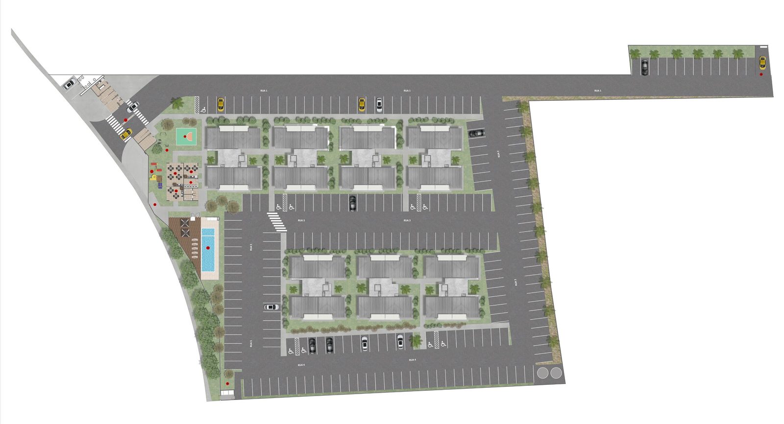 Residencial Quinta do Lago — planta (foto 4 de 20) em Hortolândia