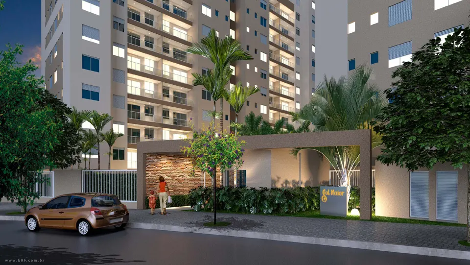 Residencial Sol Maior — perspectiva do empreendimento em Campinas