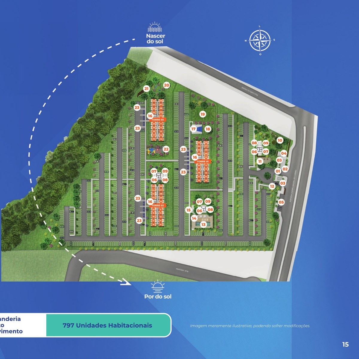 Vértice Residencial — planta (foto 13 de 19) em Monte Mor