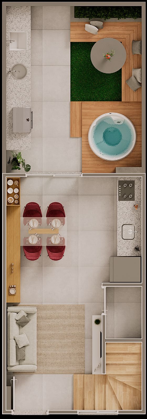 Villa Flora Jardins — planta (foto 8 de 14) em Hortolândia